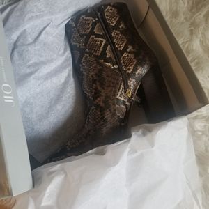 Jlo Snake Print Boots